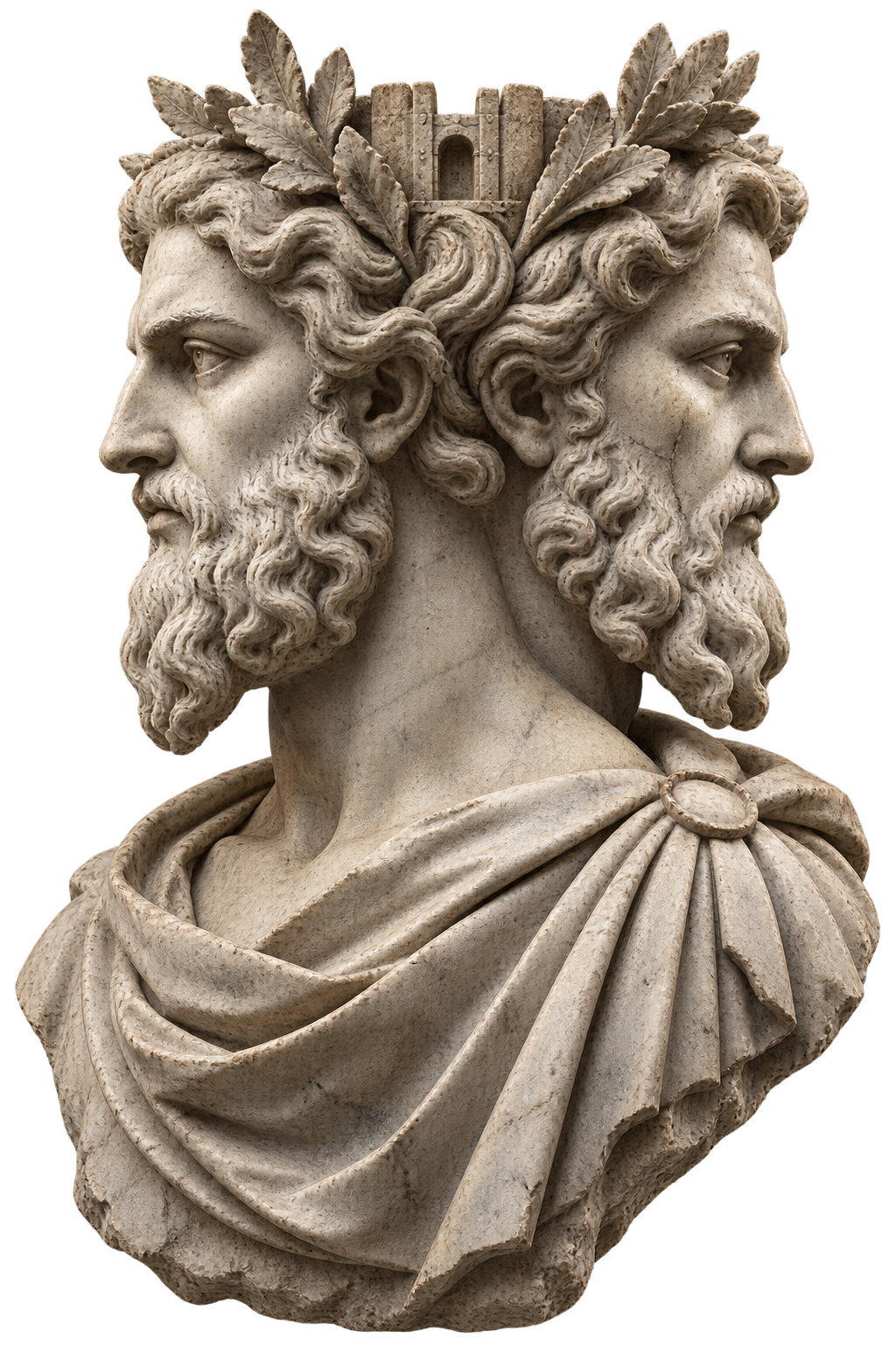 Sculptural depiction of Janus
